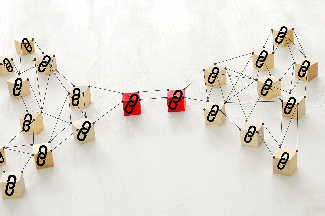 image de liens représentant les backlinks